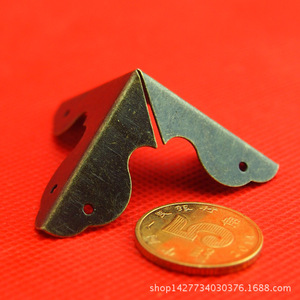 <b>Corner</b> <b>Protector</b> Antique Style 47mm X 33mm Carbon Steel Wall Mount Home Decoration Hardware - Product Image 3