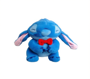 Peluche de Disney Stitch de 22 cm y 26 cm, animal de peluche suave para niños, regalo unisex con lazo rojo - Product Image 1