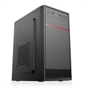 Boîtier d'ordinateur de jeu personnalisable de type Mid Tower <span class=keywords><strong>Micro</strong></span> ATX ITX avec ports audio USB sur le devant, <span class=keywords><strong>4</strong></span> emplacements d'extension en stock - Product Image 2