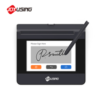 Signature Machine Dispositif de signature électronique Chiffrement d'empreintes digitales 5 pouces Bloc de signature sans papier avec stylet Tablette de dessin