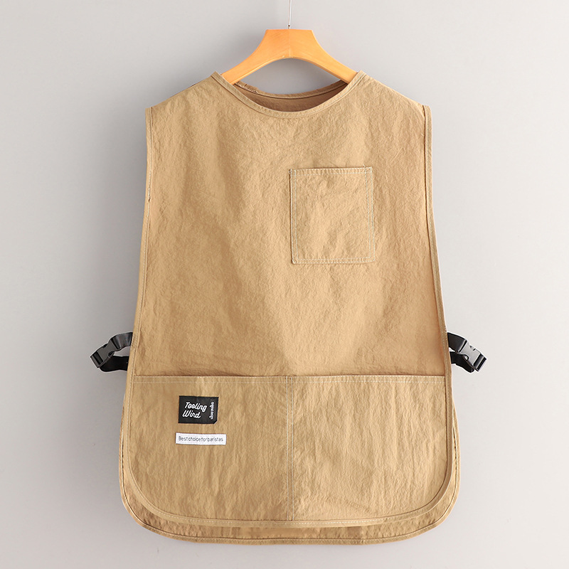 Marron [Tablier gilet style crème]