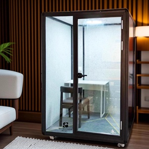 Cabine téléphonique fabriquée en Chine en direct bureau pré-conçu <span class=keywords><strong>salle</strong></span> <span class=keywords><strong>de</strong></span> réunion cabine <span class=keywords><strong>de</strong></span> sommeil piano chantant isolation phonique cabine en acier - Product Image 3