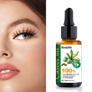 Etiqueta privada 30ml Potenciador de <span class=keywords><strong>cejas</strong></span> Aceite de crecimiento de <span class=keywords><strong>pestañas</strong></span> de ricino orgánico <span class=keywords><strong>para</strong></span> alargamiento de <span class=keywords><strong>pestañas</strong></span> gruesas - Product Image 1