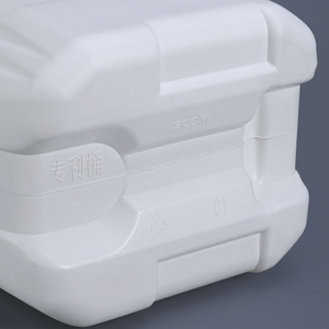 Bidon empilable en plastique fluoré HDPE de 20 L avec bouchon hermétique pour le stockage de liquides usagés, d'essence, d'huile et d'eau - Product Image 2