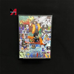 ภาพวาดนามิขนาด40*30ซม. มาใหม่สำหรับตกแต่งกรอบรูปอนิเมะหนึ่งชิ้นกรอบรูปเอซภาพวาด<span class=keywords><strong>3D</strong></span> สร้างสรรค์สำหรับการตกแต่งศิลปะผนังห้องนั่งเล่น - Product Image 6