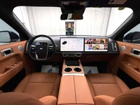 SUV électrique à autonomie étendue 2024, 6 places, transmission intégrale, conduite autonome LiDAR, suspension pneumatique, véhicule électrique familial grand format, charge rapide