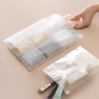 Sacs à fermeture éclair givrés de qualité supérieure, personnalisés et imprimés, pour le stockage de t-shirts, de robes et de vêtements