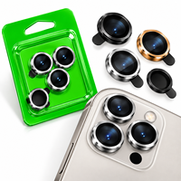 Protection d'objectif d'appareil photo en métal pour iPhone 17 Air 16 Pro Max 15 14 13 – Couvercle en verre résistant aux rayures