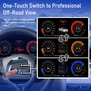 Panel de Instrumentos Digital Linux para Maserati Quattroporte 2013-2020, Pantalla LCD Virtual Cockpit, Actualización de Pantalla Completa - Product Image 5