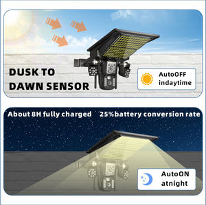 9MP V380 Pro Outdoor Solar Powered Wireless PTZ <strong>Camera</strong> 3 Lenses CCTV <strong>Security</strong> 4G Sim Card Solar Street <strong>Light</strong> <strong>Camera</strong> - Product Image 2
