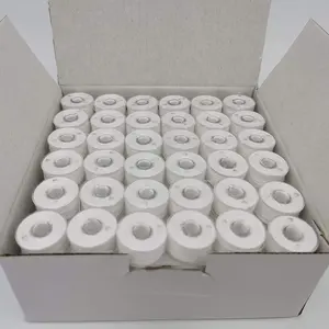 75d/2 Polyester Embroidery Thread Pre Wound Plastic Side Bobbins Sewing Thread For Shuttle Plastic Side L Size Pre-wound Bobbins