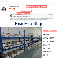 Testeur d'abrasion Taber ASTM D4060 ISO 9352 pour plastiques, ASTM D3884 ISO12947 pour tissus textiles, machine d'essai d'abrasion Taber