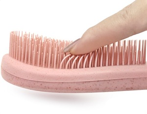 Juego de peines para peinar el cabello más popular, cepillo para cabello mojado, cepillo desenredante, peine de dientes anchos, cepillo desenredante de paja de trigo - Product Image 6