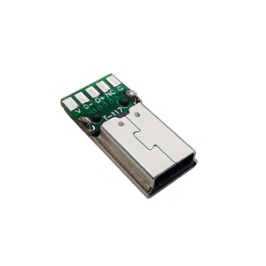 <strong>Manufacturer</strong> Supply MINI <strong>USB</strong> <strong>Connector</strong> 5P Male Head with PCB Board 5 Solder Joints for Data Cable - Product Image 1