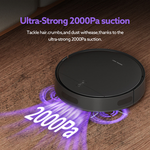 Intelligent Sweeping Robot Wet/<b>Dry</b> <b>Mopping</b> 1500-1999 PA Suction Auto-Recharge Brushless Motor Li-Ion Battery Household Use - Product Image 3