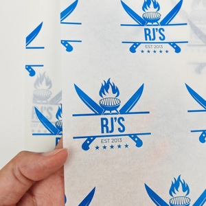 Custom Printed Greaseproof <b>Paper</b> for Hamburger Sandwich Wrapping 30x40cm Eco-Friendly Virgin Food Grade Wholesale - Product Image 1