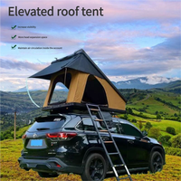 Tente de toit rigide |   Triangle en toile d'aluminium |   pour Jeep SUV 4x4 Overland |   1 pièce échantillon OEM