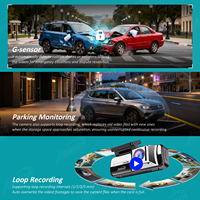 Verborgen Design 4K+1080P Dashcam Dubbele Lens 170/140 Enkele Lens 128GB Geheugenkaart Nachtzicht WIFI App 1 Jaar Garantie Parkeren