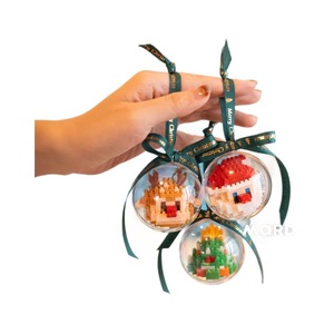 Ornement de Noël en blocs de construction MARD, jouet rond à faire soi-même pour adolescents de 7 à 14 ans, décoration suspendue, cadeau - Product Image 5