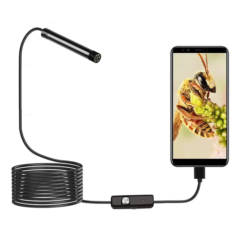3 IN 1 Phone Waterproof IP67 Camera USB Endoscope camera 5.5mm Inspection Camera for Type-C & Android & PC