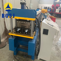 Machine de formage de rouleaux 2 en 1 à canal U et profilé Omega, profilé métallique à vitesse rapide, machine de formage de rouleaux à froid à canal de fourrure omega