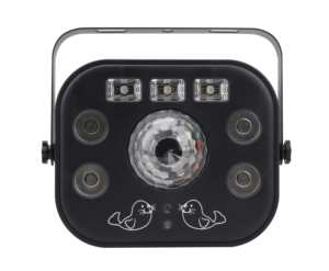 Luz LED <span class=keywords><strong>Kimu</strong></span> Wash Laser Strobe UV Magic Ball 5 en 1 con efecto de boda, para discoteca, DMX, control por voz, 60W, IP33 - Product Image 1