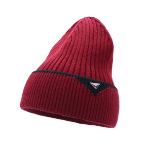 Custom High Elasticity Core-Spun Nylon Winter Knit <b>Beanie</b> <b>Hat</b> Designer Print Beach Wear with 3D Embroidery and Metallic Logo - Product Image 4