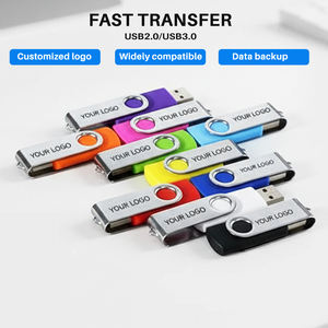 Gepersonaliseerde USB-stick 2.0 geheugenstick 128MB 256MB 512MB Pen <span class=keywords><strong>drive</strong></span> draaibare USB-stick 1GB-64GB roterende pendrive - Product Image 1