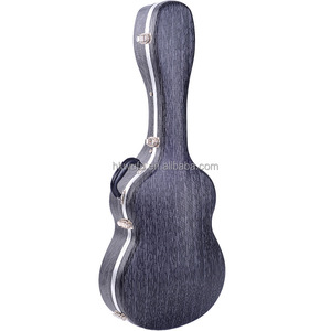 Sac de guitare folk en ABS de haute qualité en gros - Doublure en velours, anti-rayures, anti-collision, ajustement personnalisé pour guitare acoustique - Product Image 1