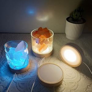 Luz de noche personalizada con nombre, marco de fotos de <span class=keywords><strong>canciones</strong></span>, Base de madera, luz acrílica, regalo con luz mate - Product Image 2