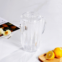 Pot à jus en matière plastique OEM ODM pichet à eau pichet à perfusion incassable bouteille d'eau infuseur de fruits