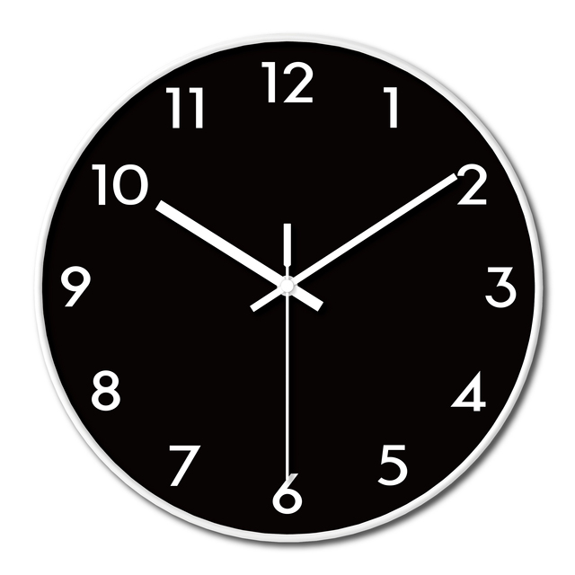 Low-priced Promotional Quartz Decorative Plastic Wall Clock Simple Circular Design Needle Display Antique Style Customized Logo