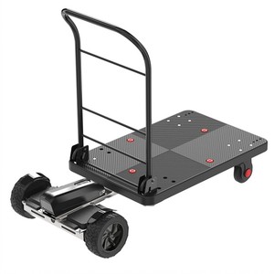 Efficient Electric <b>Foldable</b> Platform <b>Trolley</b> Heavy-Duty 4-Wheel Rolling Cart New Condition - Product Image 3