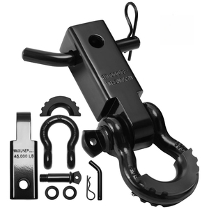 Gancho de Remolque de Boca Cuadrada de Acero al Carbono Reforzado para Tracción de 4.75 Toneladas, Gancho de Rescate Trasero para Vehículos Todoterreno, Accesorios para Remolques - Product Image 4