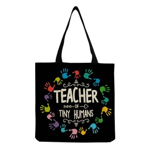 <span class=keywords><strong>Sac</strong></span> à main personnalisé grand format avec poignée, idéal pour la fête des enseignants, accessoires cadeaux pour professeurs, vente en gros, faible MOQ. - Product Image 5