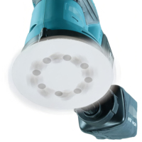 Ponceuse orbitale aléatoire sans fil à moteur sans balais à vitesse variable pour le bois, le ponçage et le polissage, avec batterie rechargeable et fixation adhésive