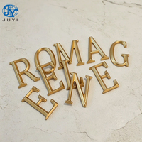 Lettres 3D personnalisées en laiton massif pour hôtels, entreprises, écoles - Montage mural/intérieur extérieur, fenêtre, étanches IP65, options multicolores