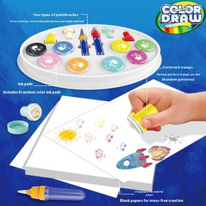 กระดาน<span class=keywords><strong>วาด</strong></span>ภาพเพื่อการศึกษาแบบโต้ตอบสำหรับเด็ก Phantom Cross-border Magic ABS แปรงพลาสติกกราฟฟิตี้สีสันสดใสแสดงอีกา - Product Image 2