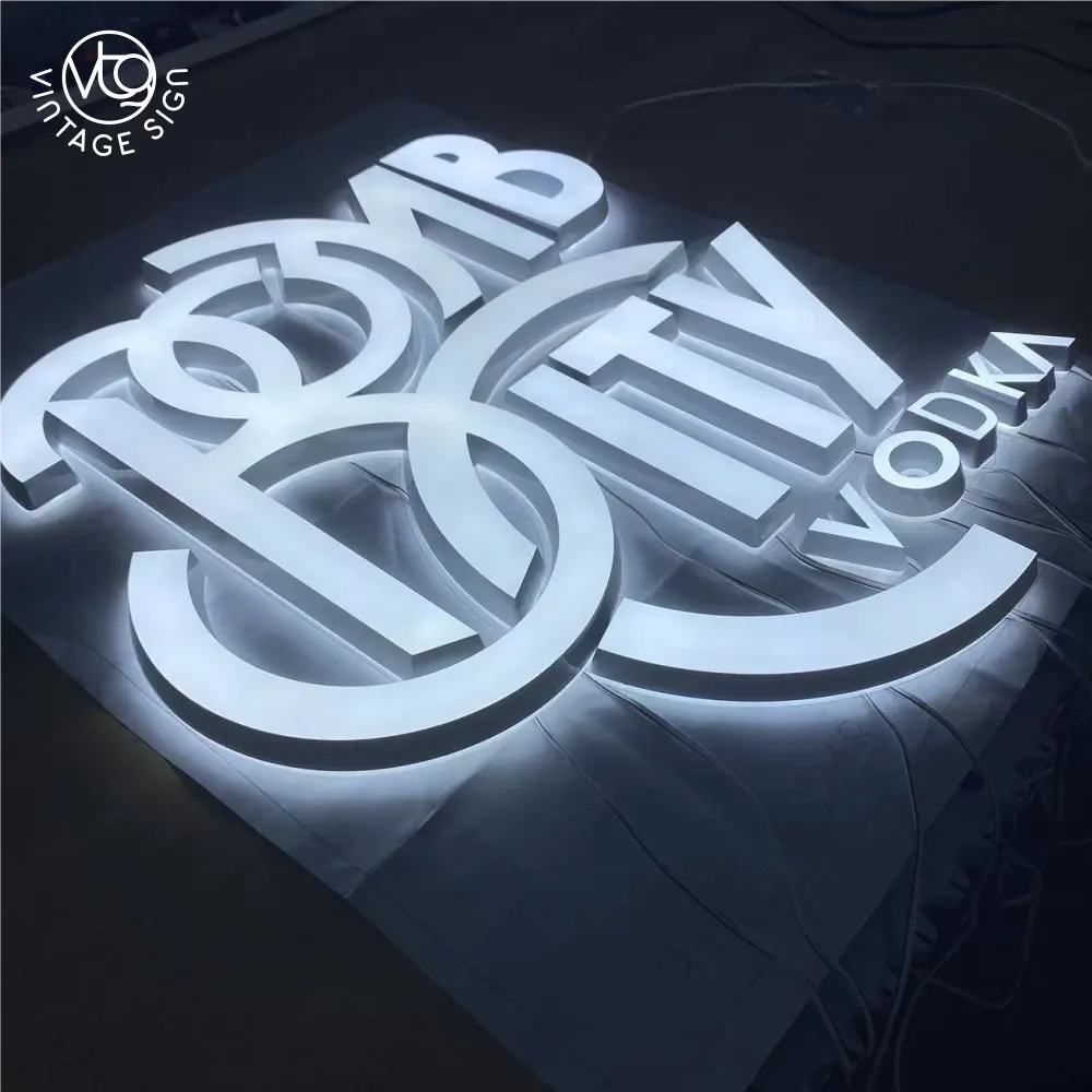 Front Lit Channel Letters Frontlit Led Illumimated Letter Signs 3d Illuminated Sign Backlit