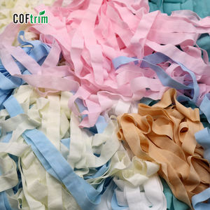 Cinta Elástica Plegable de 15mm-20mm, Cinta Elástica con Borde Diagonal para Decoración de Sombreros Hechos a Mano o Ropa Interior - Product Image 6