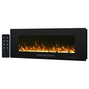 Chimenea eléctrica montada en la pared de 42 pulgadas Luxstar, <span class=keywords><strong>Kamin</strong></span> Artificial LED, 13 colores, cama de combustible con llama, Control remoto para Hotel doméstico - Product Image 1