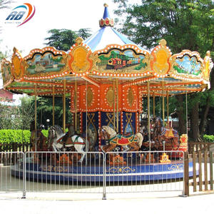 Carrusel de Caballos de Lujo para Niños, Juego de Feria al Aire Libre, Equipo de Diversión Comercial <span class=keywords><strong>a</strong></span> Buen Precio para Venta - Product Image 4