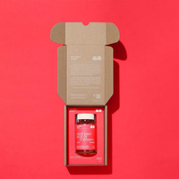 Boîte d'expédition personnalisée pour flacon de complément alimentaire avec insert