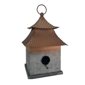 Casa para Pájaros de Metal para Jardín, Proveedor Indio, con Revestimiento Resistente al Óxido, para Decoración de Exteriores, Disponible para la Venta - Product Image 3