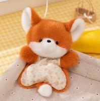 Peluches lestées personnalisées en forme d'animaux, jouets en peluche créatifs et apaisants, jouets en peluche compressibles en forme de renard et de cochon