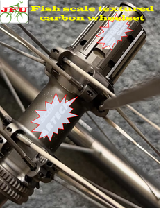 Juego de Ruedas de Fibra de Carbono Completo con Diseño de Escamas de Pescado Personalizado para Cervelo, Pinarello, Colnago, Canyon, Factor, Scott, Trek, Hecho en China - Product Image 6