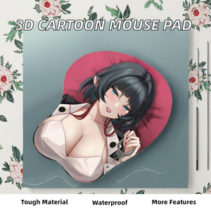Phổ Biến Bán Tùy Chỉnh Sexy Phim Hoạt Hình Cô Gái 3D Chống Nước Chơi Game <span class=keywords><strong>Silicone</strong></span> Cổ Tay Phần Còn lại Chuột Pad Ngực Ngực Lớn Cổ Phiếu Trực Tiếp - Product Image 3