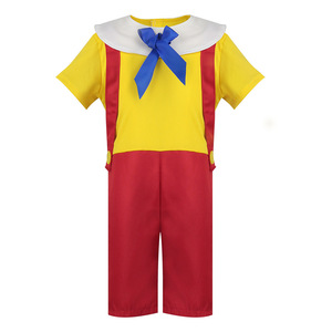Disfraz de Pinocchio para niños, traje para actuación en escenario de Halloween con accesorio de nariz larga, talla Xs a Xxxl - Product Image 2