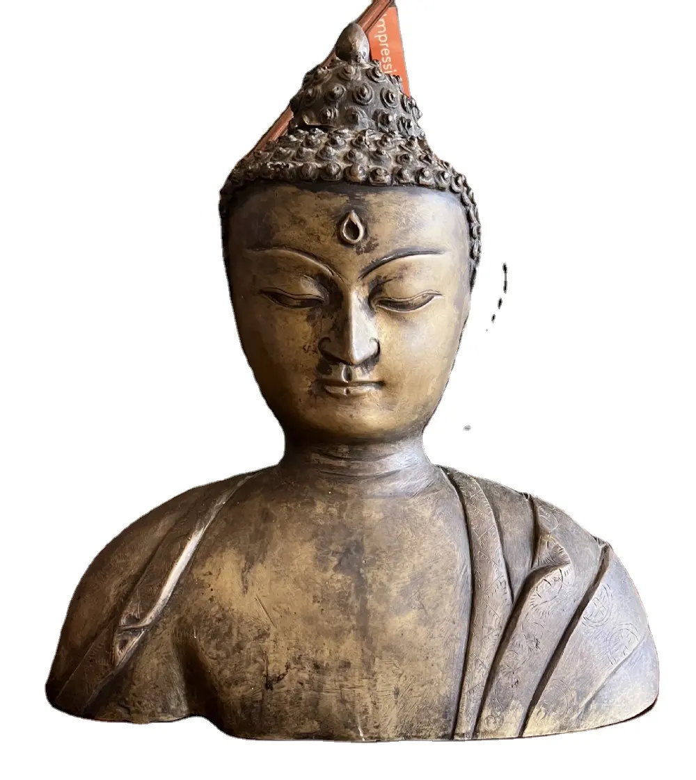 Patung Buddha Thai cor tembaga besar patung Buddha Perunggu patung dada untuk dijual