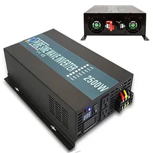 WZRELB DC 12V 24V a AC 100V 220V 230V 2500w Inverter solare a onda sinusoidale pura Inverter solare